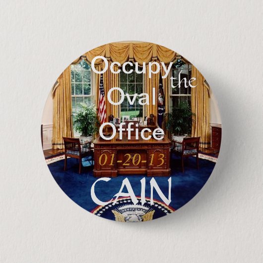 O-O-O-Cain Oval Kantoor Button (Voorkant)