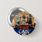 O-O-O-Cain Oval Kantoor Button (Voorkant /achterkant)