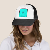 O - Odysseus Grappig Chemie Elementsymbool T-shirt Trucker Pet (In situ)