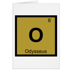 O - Odysseus Scheikunde Periodiek Systeem Symbool 
