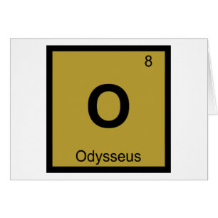 O - Odysseus Scheikunde Periodiek Systeem Symbool 