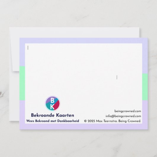 O, Oogarts Bedankkaart (Achterkant)