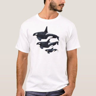 O.orca-fond transparent t-shirt