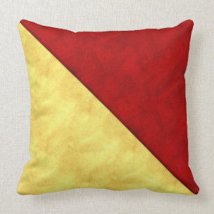 O Oscar Waterverf Nautical Signal Maritime Vlag Kussen