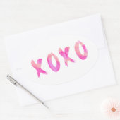 ✘ o ✘ ovale sticker (Envelop)
