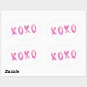 ✘ o ✘ ovale sticker (Vel)