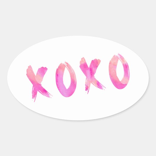 ✘ o ✘ ovale sticker (Voorkant)