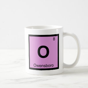 O - Owensboro Kentucky Scheikunde Periodiek Systee Koffiemok