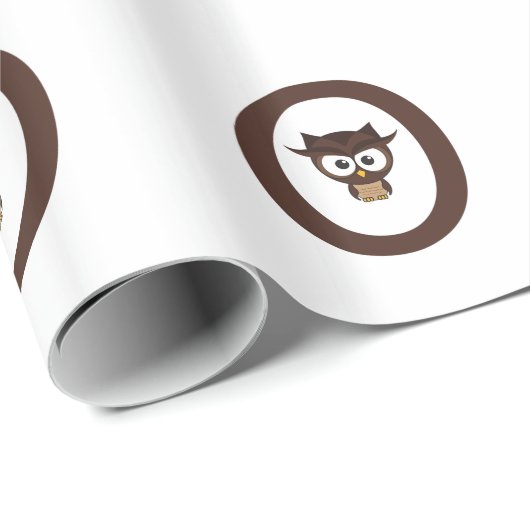 O - Owl Cadeaupapier (Rol Hoek)