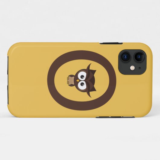 O - Owl Case-Mate iPhone Case (Achterkant (horizontaal))