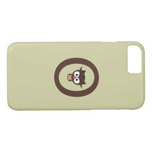 O - Owl Case-Mate iPhone Case (Achterkant (Horizontaal))