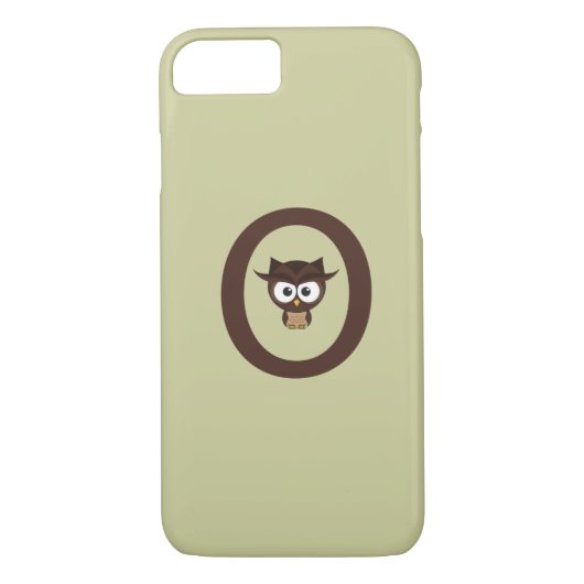 O - Owl Case-Mate iPhone Case (Achterkant)