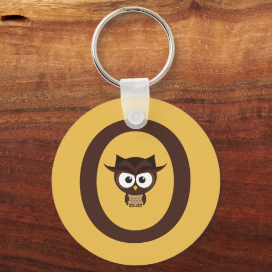 O - Owl Sleutelhanger (Voorkant)