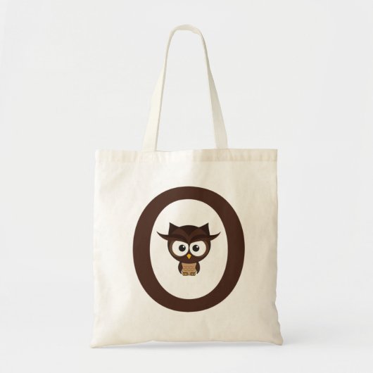 O - Owl Tote Bag (Voorkant)