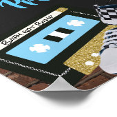 O.P.P. Hip Hop Blue|Gold Gift Table Sign Poster (Hoek)