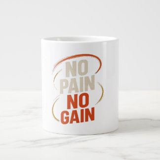 o Pain No Gain Mok – Motivatie Fitness Koffie