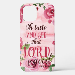 O proeft en ziet dat de Heer goed is Psalm 34:8 Case-Mate iPhone Case