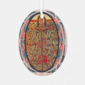 O Radix Jesse Boom van Jesse Advent Metalen Ornament (Voorkant links)