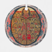 O Radix Jesse Boom van Jesse Advent Metalen Ornament (Voorkant)