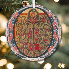 O Radix Jesse Tree of Jesse Advent Metalen Ornament