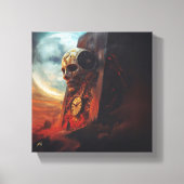 O Relógio e a Mortalha Canvas Afdruk (Voorkant)