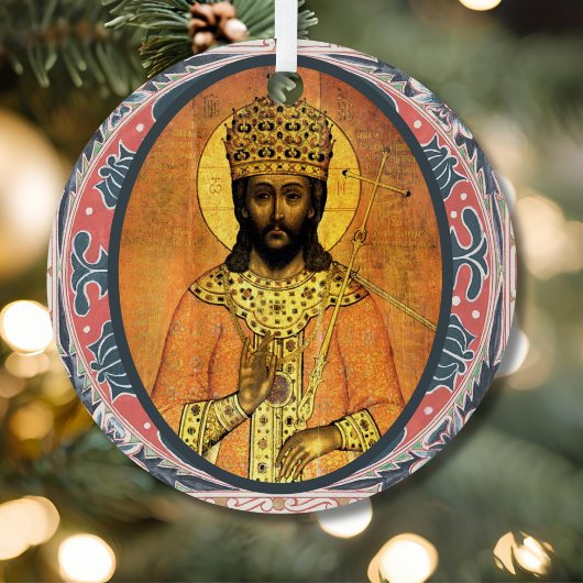 O Rex Gentium Medieval Christian Art Jesse Tree Metalen Ornament