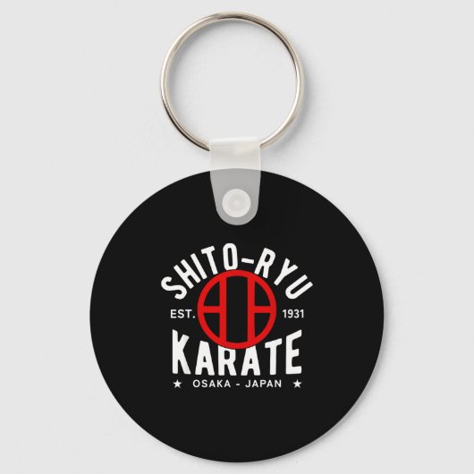 O Ryu Karate Do Martial Arts Japan Tokyo Sleutelhanger (Voorkant)