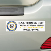 O.S.I. OPLEIDINGSEENHEID, HTTP://WWW.OSIWEB.US, AU BUMPERSTICKER (Op auto)
