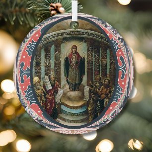 O Sapientia Icoon van Heilige Wijsheid Advent Metalen Ornament