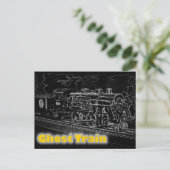 O Schaalmodeltrein - Ghost-trein Briefkaart (Staand voorkant)