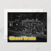 O Schaalmodeltrein - Ghost-trein Briefkaart (Voorkant / Achterkant)
