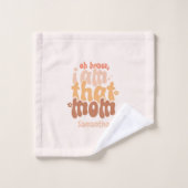 O schat, ik ben die mama. bad handdoek (Wasdoekje)