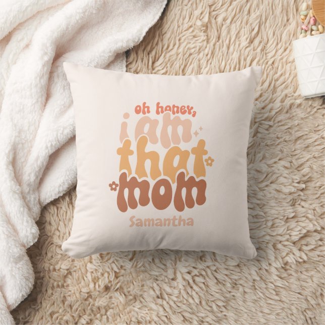 O schat, ik ben die mama. kussen (Deken)