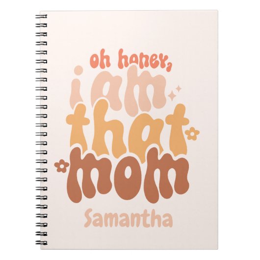O schat, ik ben die mama. notitieboek (Voorkant)