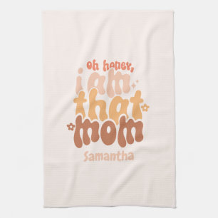O schat, ik ben die mama. theedoek