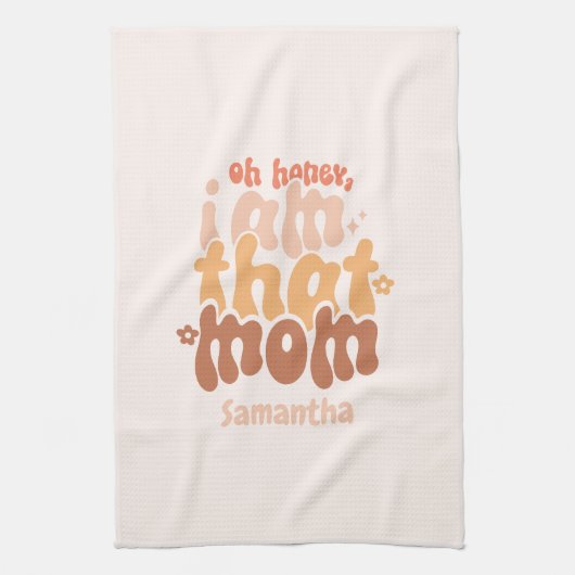 O schat, ik ben die mama. theedoek (Verticaal)