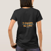O Sing Onto de HEER christen T-shirt (Achterkant)