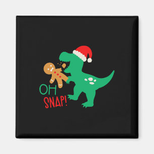 O Snap Gengsterbrood Dinosaurus Sinterklaas Kerst  Magneet