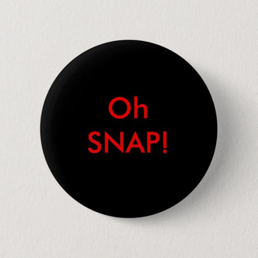 O SNAP! Knoop Ronde Button 5,7 Cm (Voorkant)