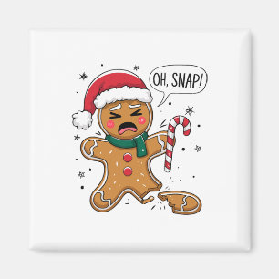 O Snap Peperkoek Man Schattige Kerst Koek Koning Magneet