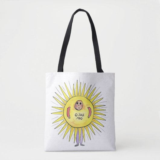 O Sole Mio Tote Bag (Voorkant)