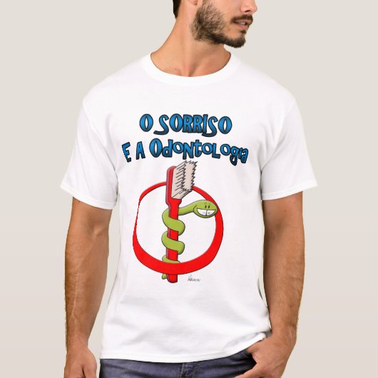 O Sorriso e a Odontologia T-shirt (Voorkant)