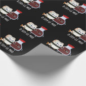 O soy-le-mio Funny Singing Soy Sauce Pun Dark BG Cadeaupapier (Hoek)