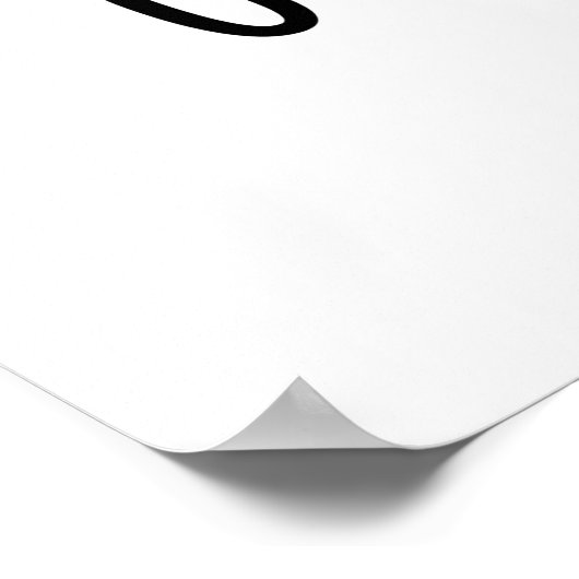 O soy-le-mio Grappig zingen Sojasaus Pun Poster (Hoek)