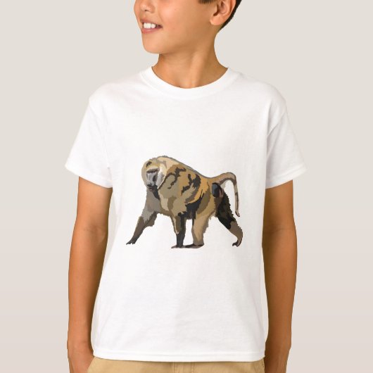 O staat voor Olive Baboon T-shirt (Voorkant)