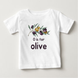 O staat voor OLIVE Green Veggie Alphabet O