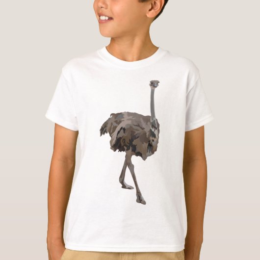 O staat voor Ostrich T-shirt (Voorkant)