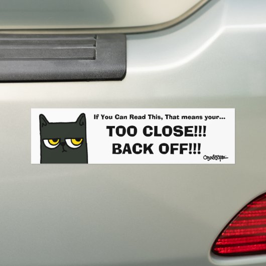 O&T Back-up Bumpersticker (Op auto)