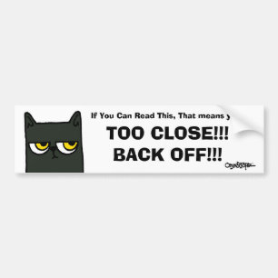 O&T Back-up Bumpersticker