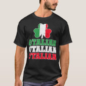O' Talian Green St. Patricks is Italiaans T-shirt (Voorkant)